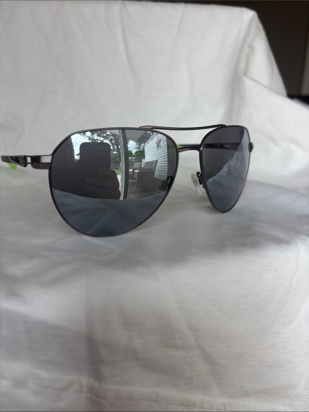 Men’s Nike Club Nine Sunglasses in Gunmetal with Dark Gray Lenses
